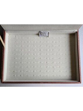 100 Slots Ring Box Storage Organizer Jewelry Tray with Lid for Rings